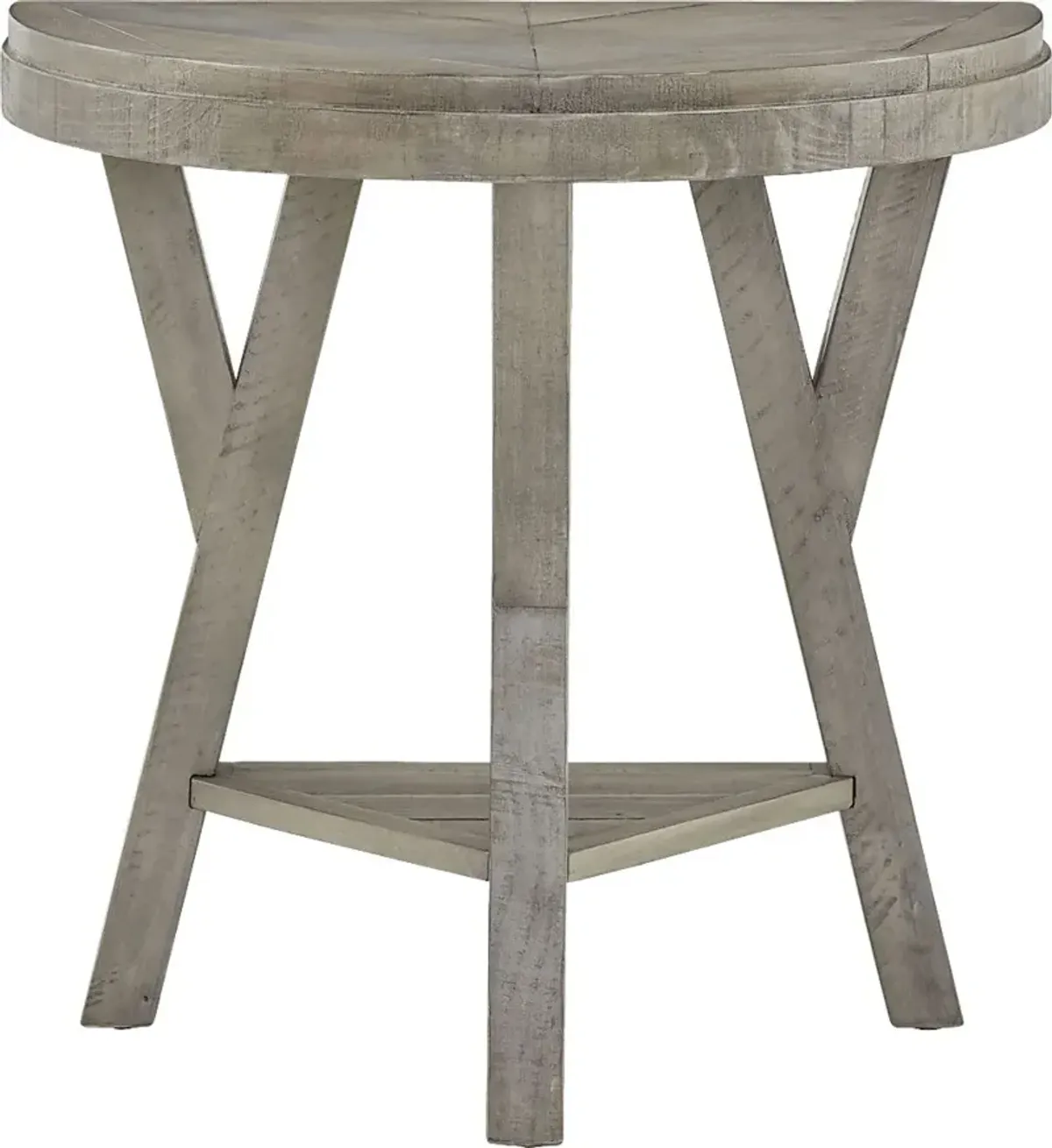 Tommye Gray Chairside Table