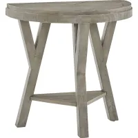 Tommye Gray Chairside Table