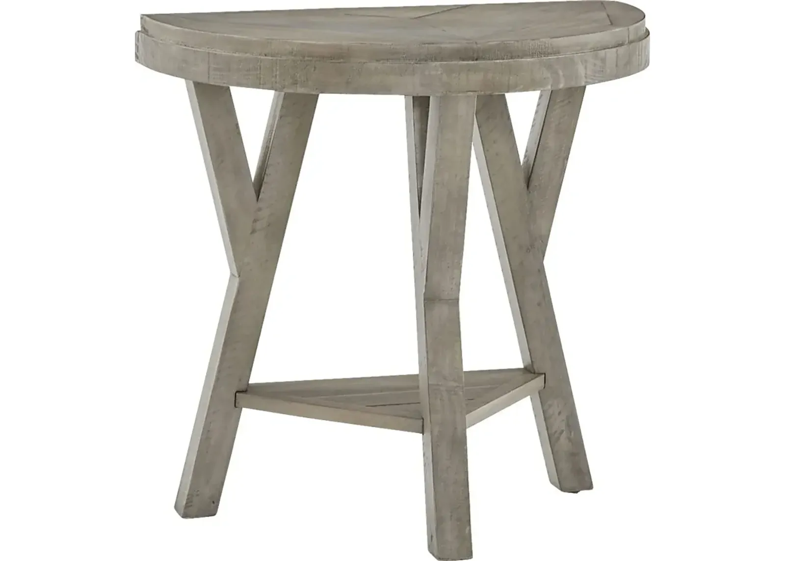 Tommye Gray Chairside Table