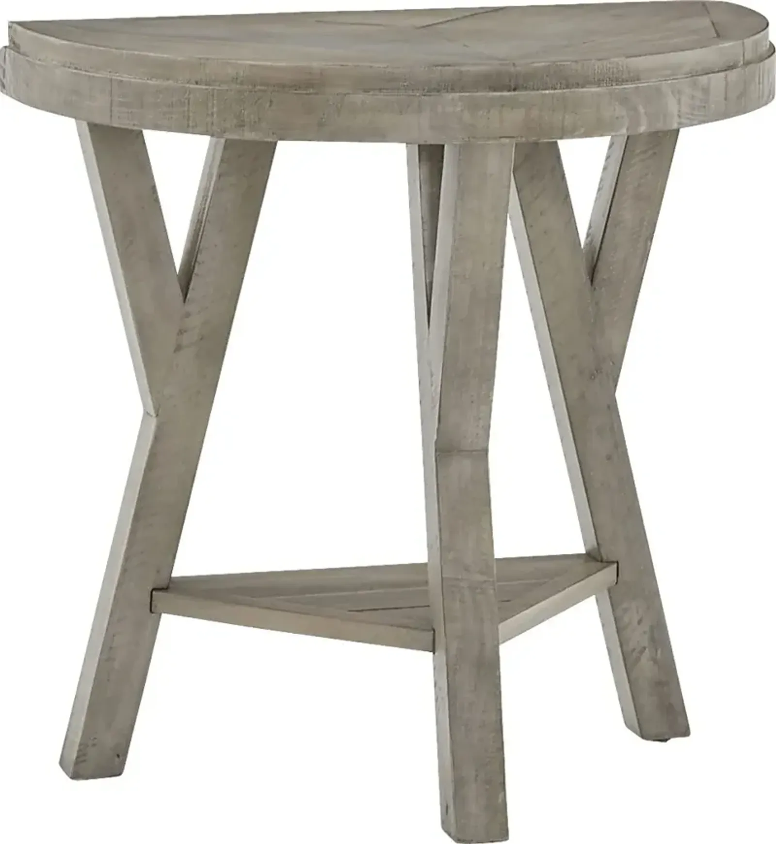 Tommye Gray Chairside Table