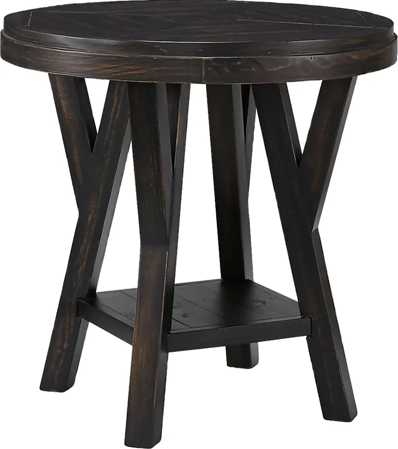 Tommye Black End Table