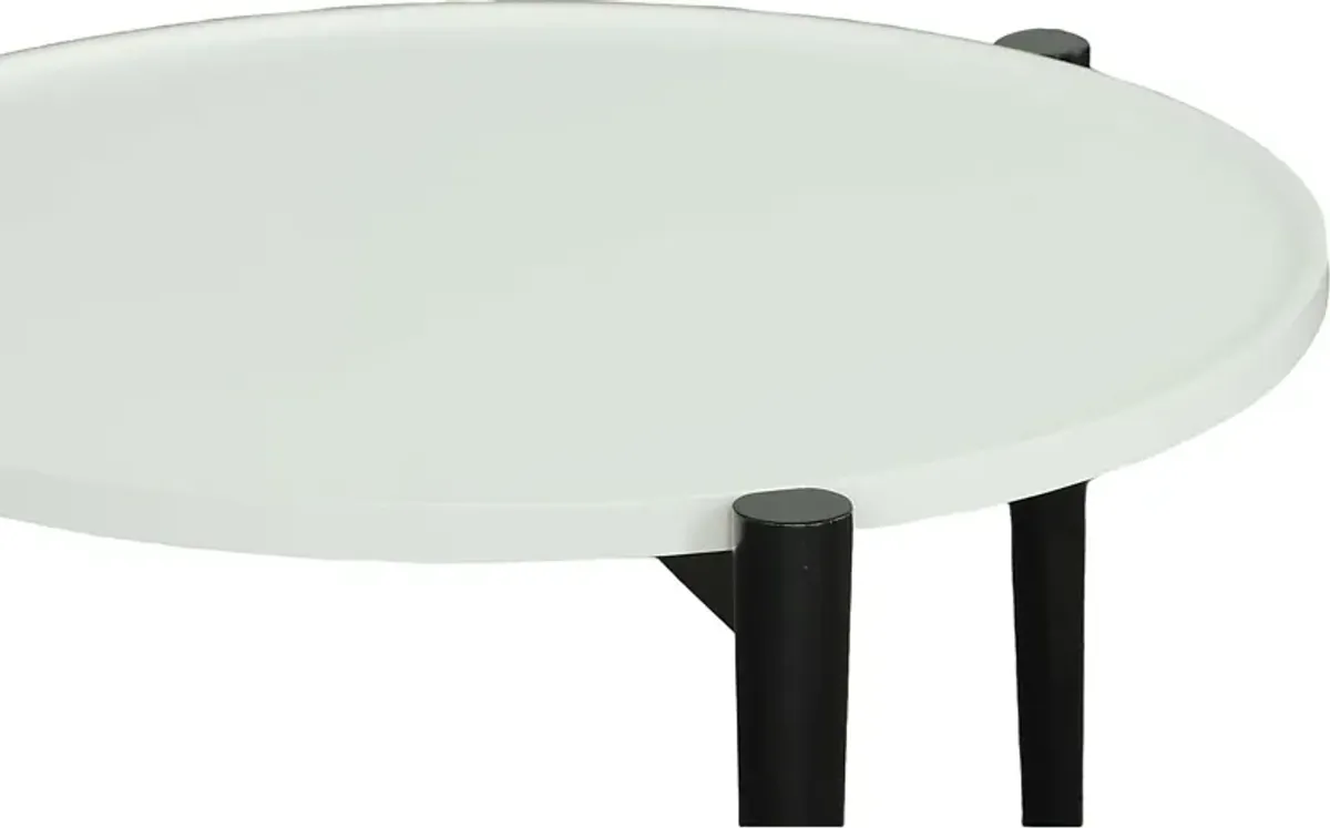 Virgate Black End Table