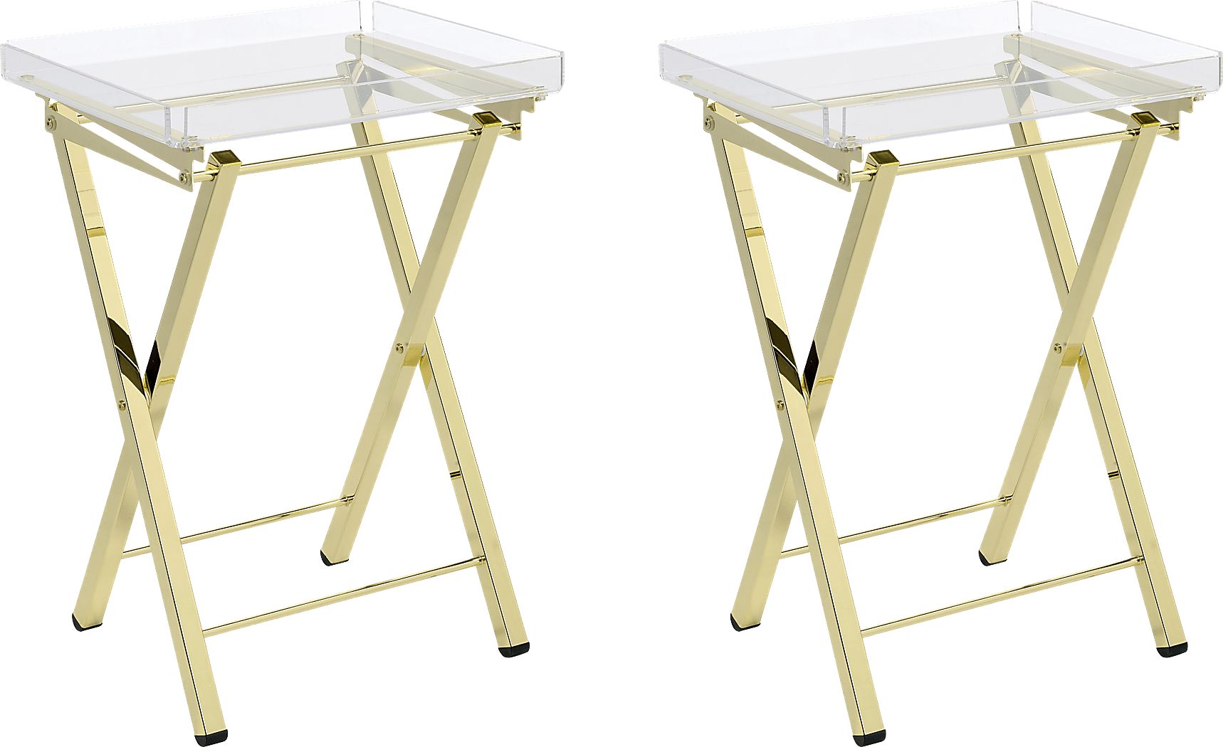 Paeoni Gold End Table, Set of 2