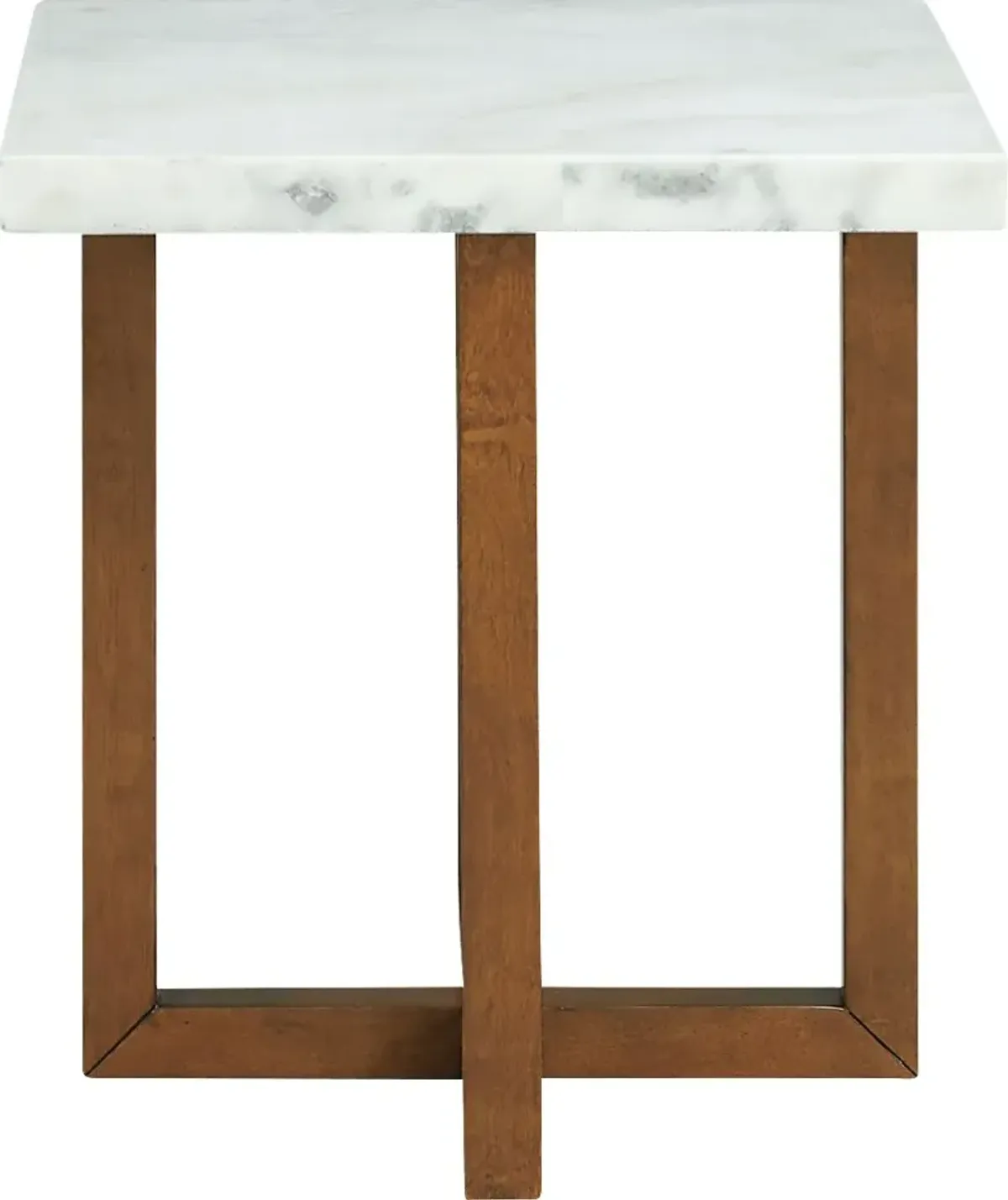 Coregate White End Table