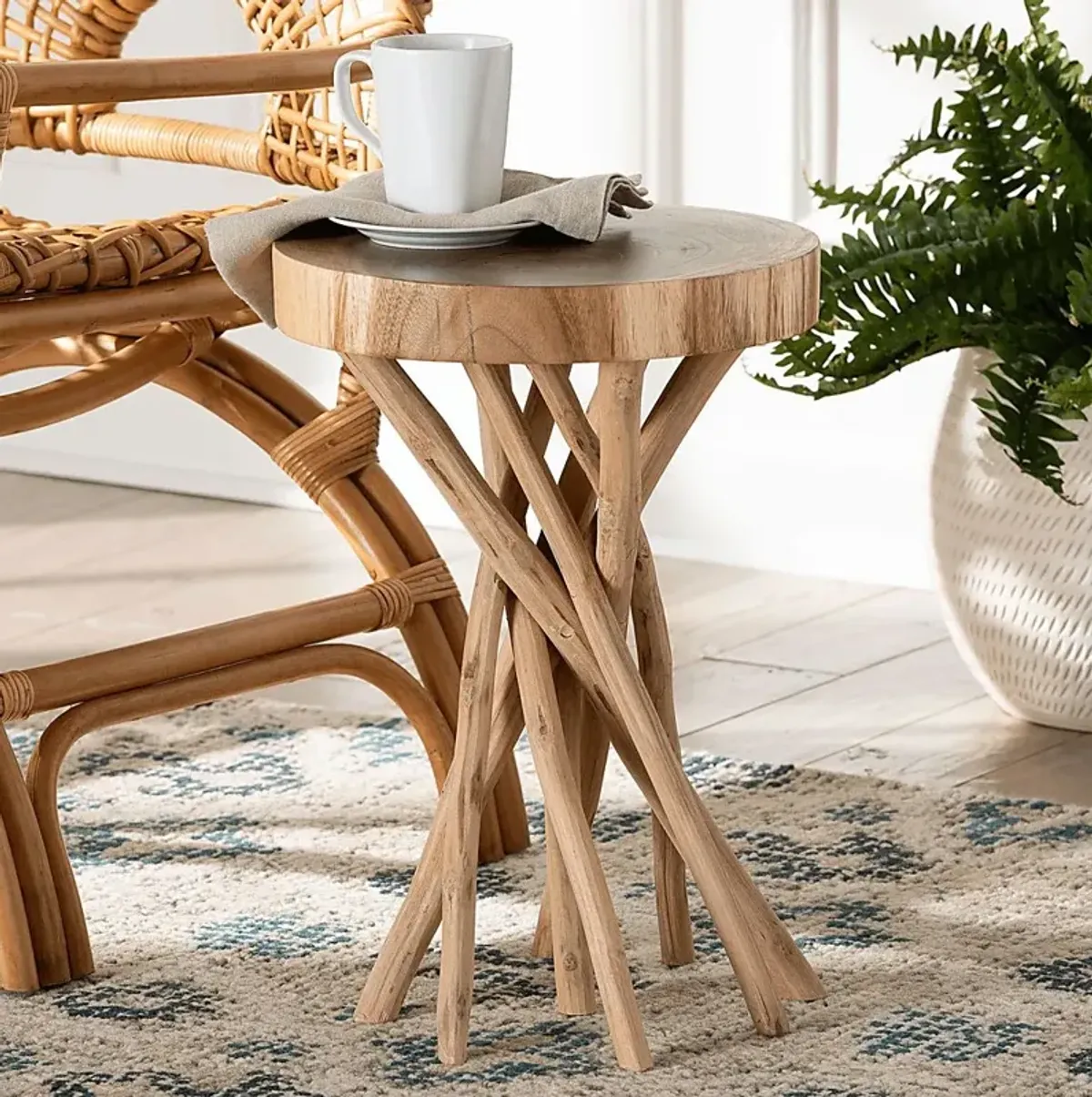 Wegman Brown End Table