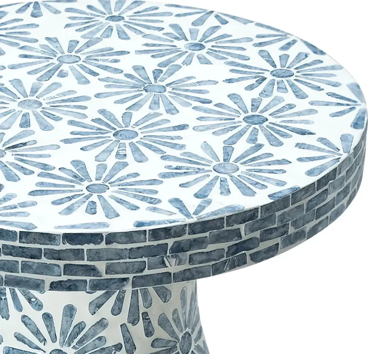Chanticlar Blue End Table