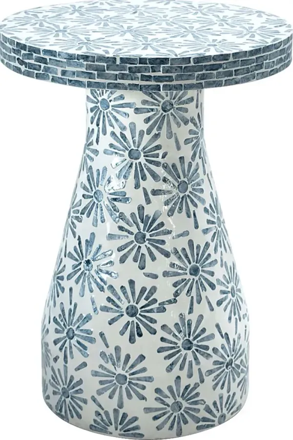 Chanticlar Blue End Table