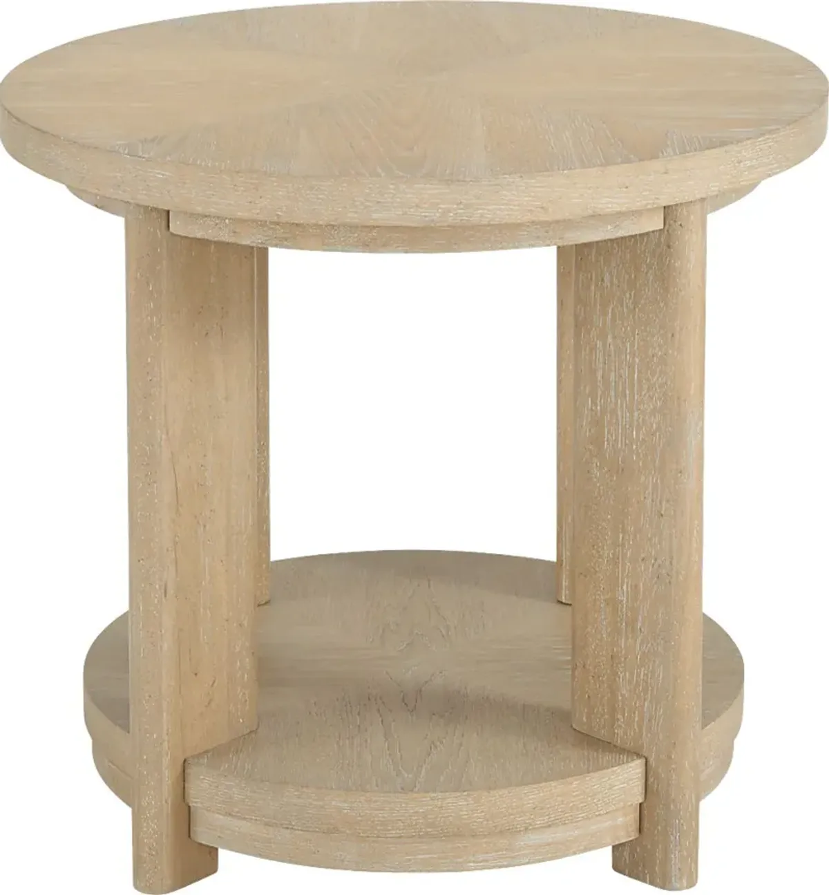 Hasia Beige Accent Table