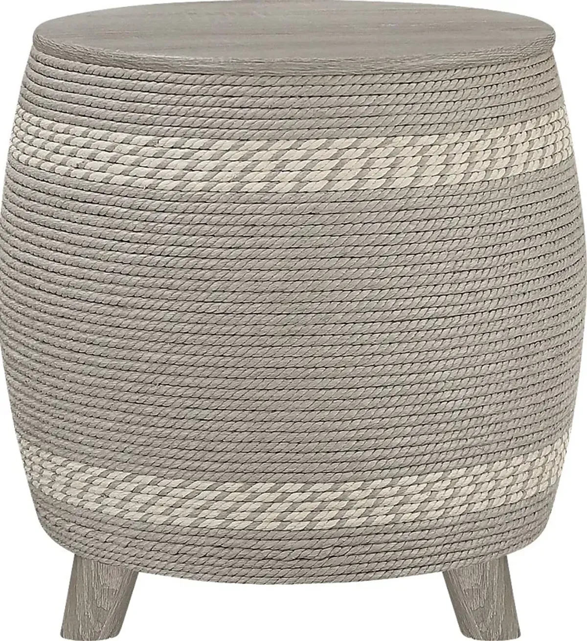 Nedali Gray Ottoman