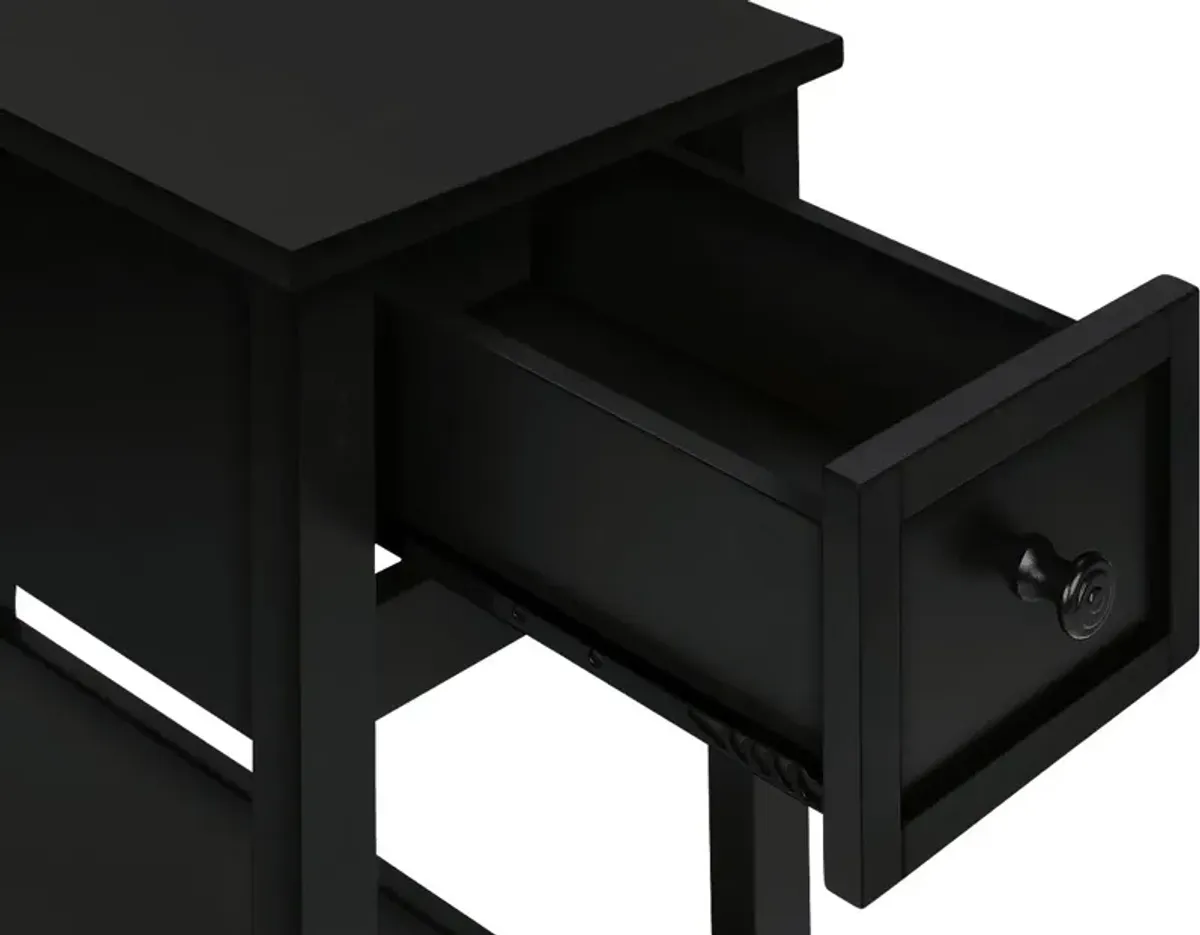 Madu Black End Table