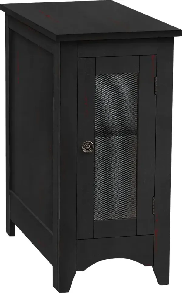 Serin Black End Table