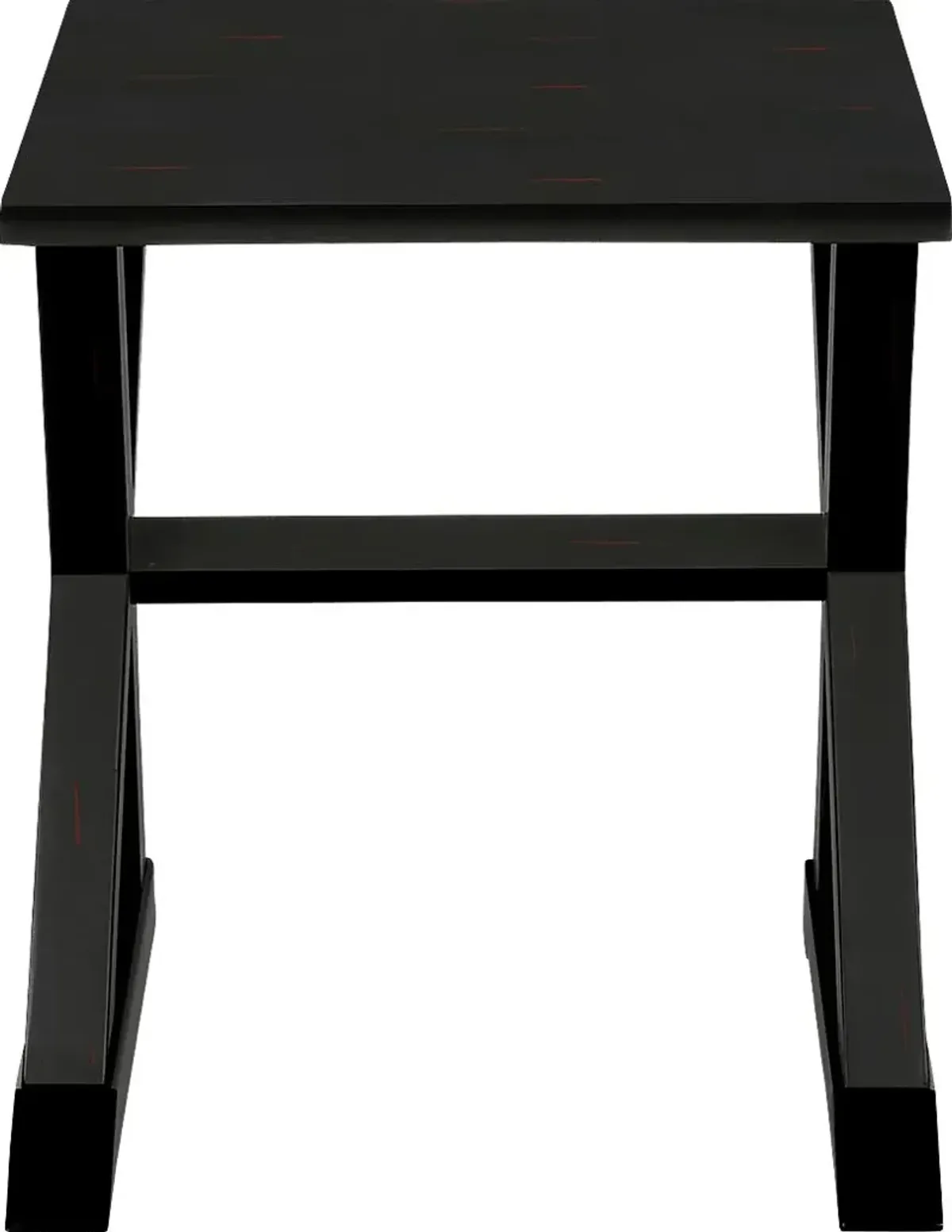 Delmina Black End Table