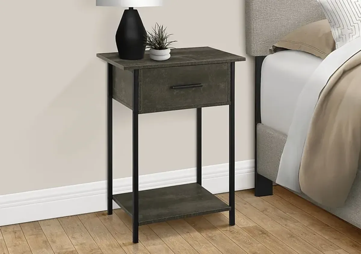 Rankiny Bronze End Table
