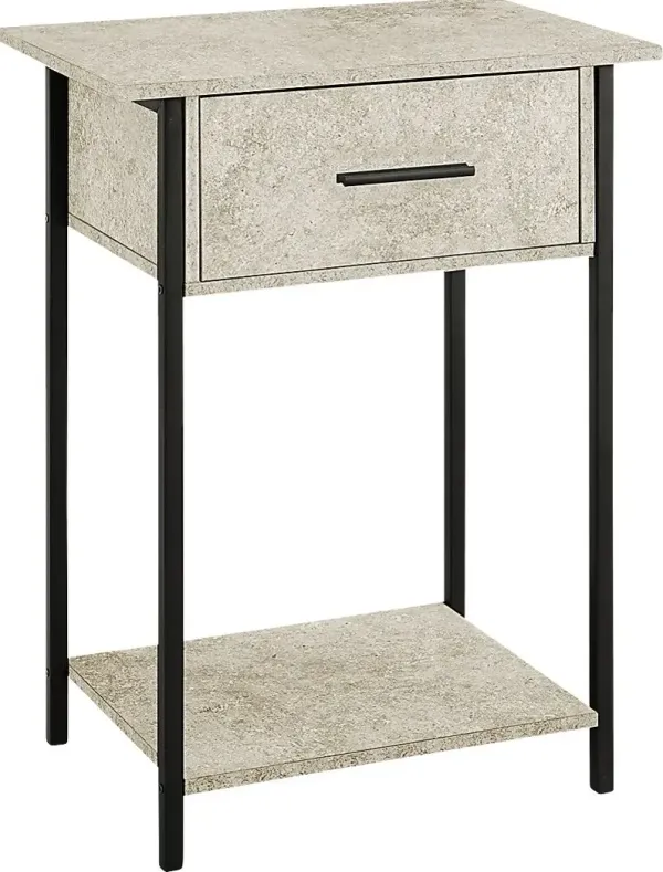 Rankiny Cream End Table