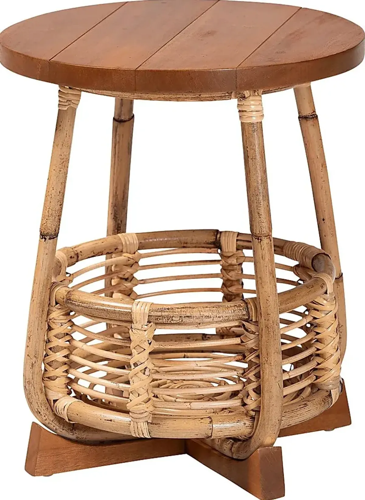 Lagoonfly Light Brown End Table