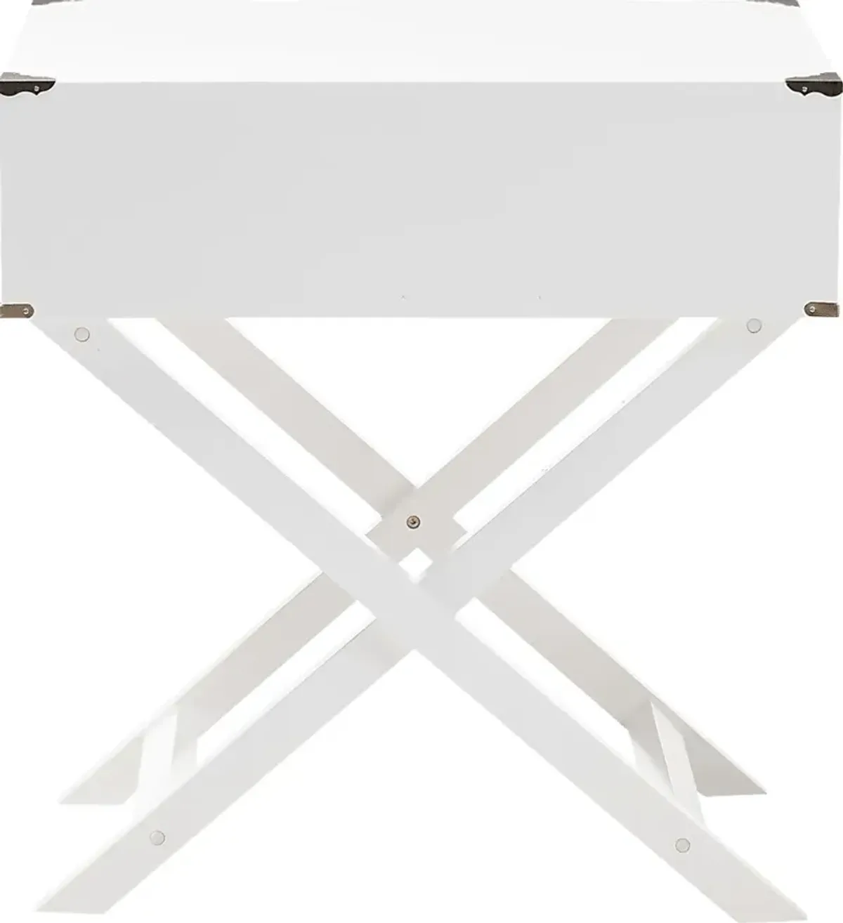 Tidustries White End Table