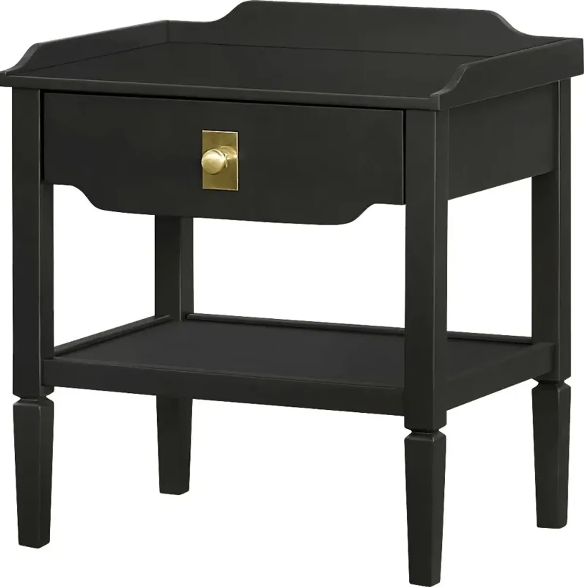 Alnis Black End Table