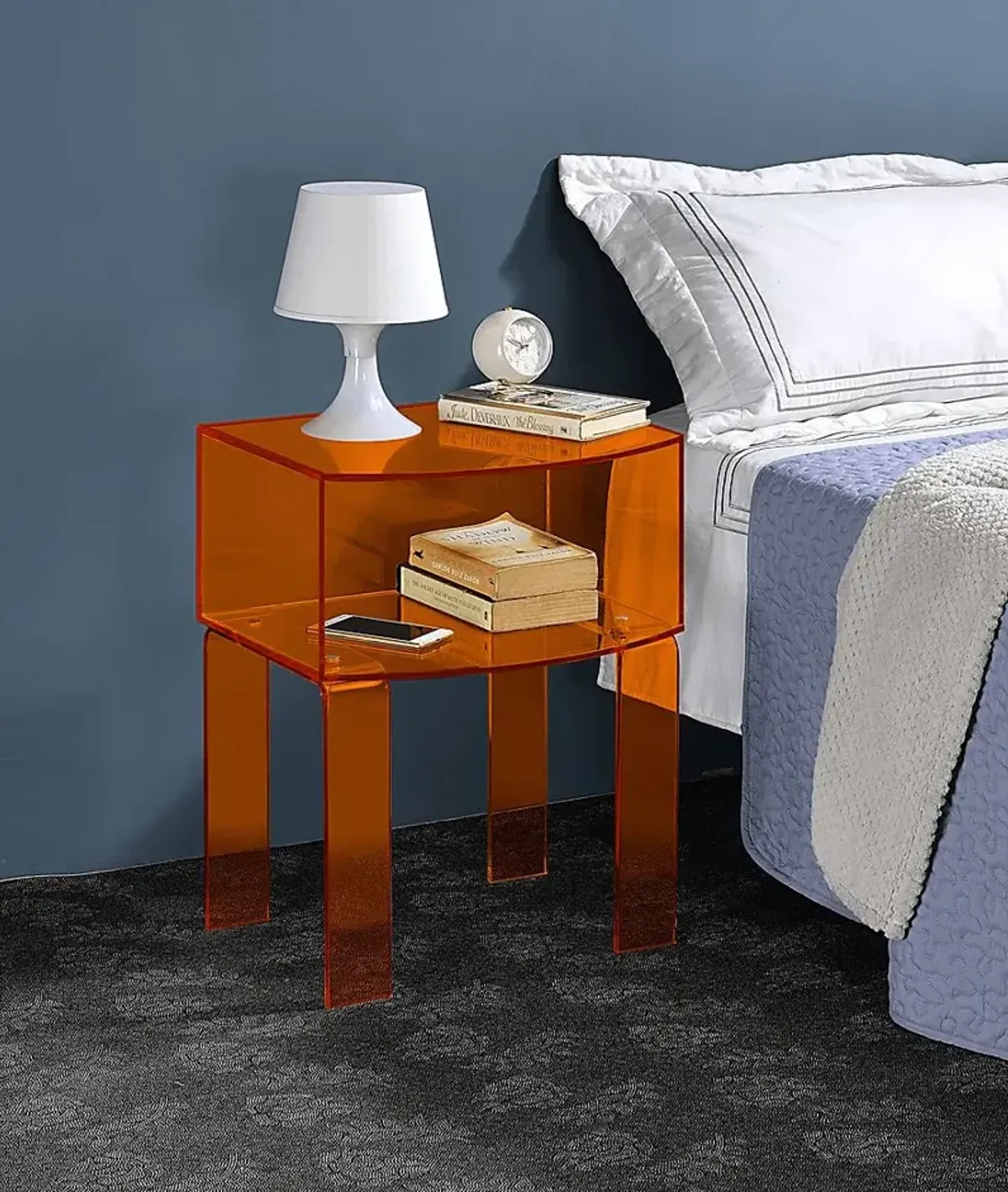 Cosma Orange End Table