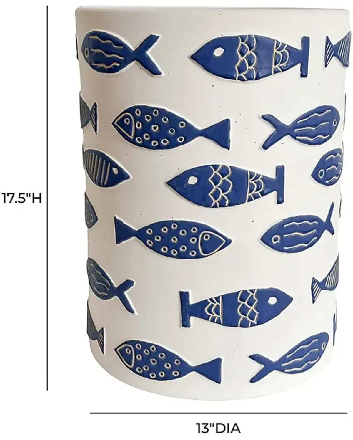 Valkyrecords VI Blue Side Table