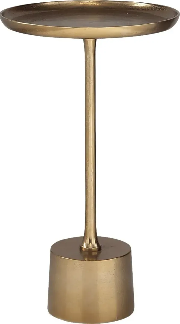 Farhan Brass End Table