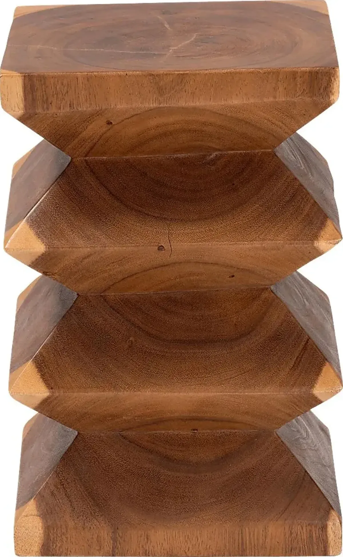 Wolftube Brown End Table