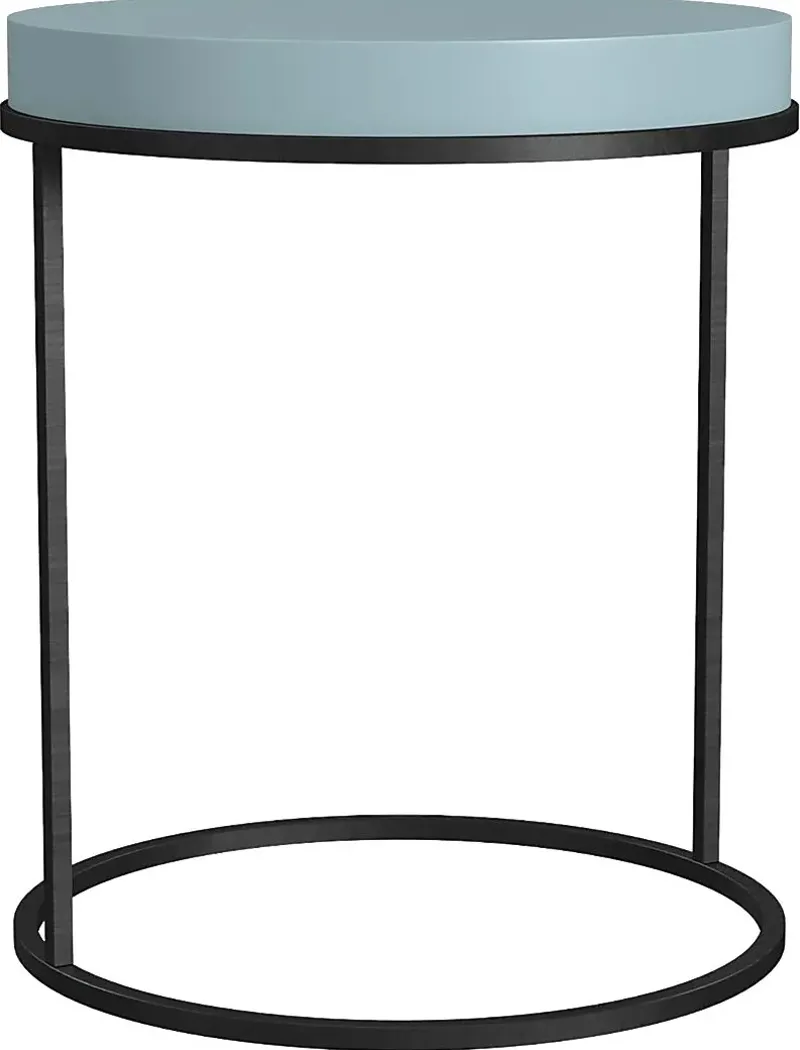 Affton Blue Accent Table
