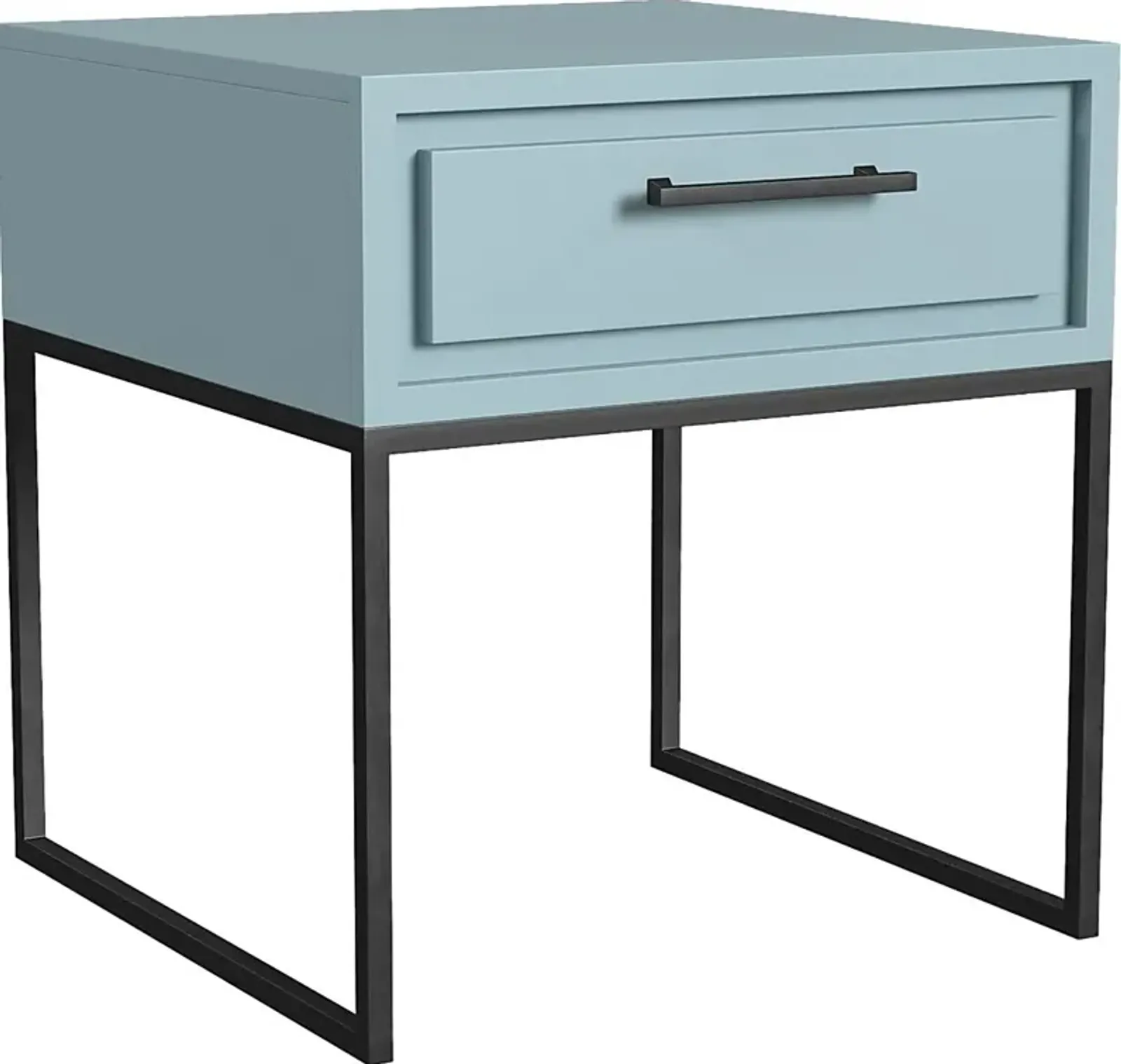 Affton Blue End Table