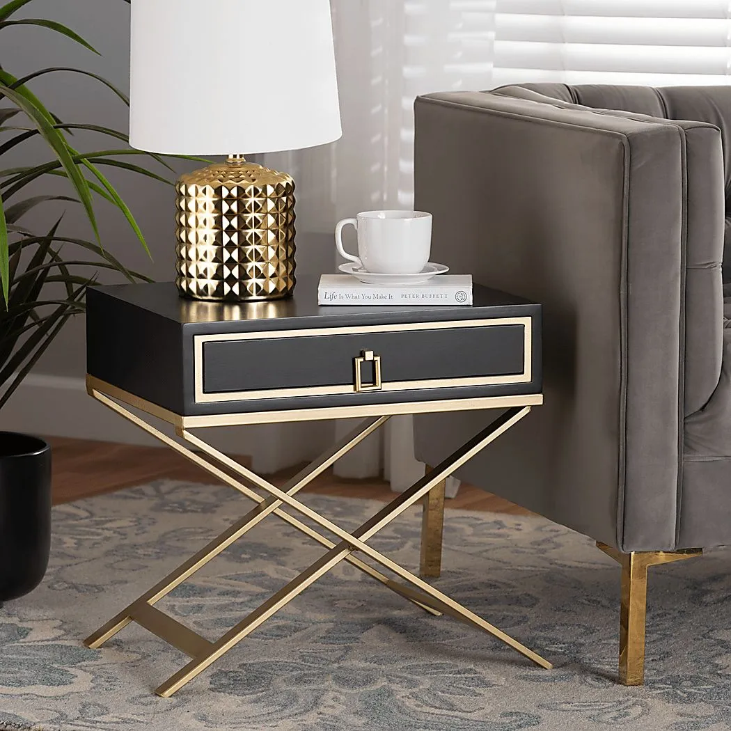 Sladky Black End Table