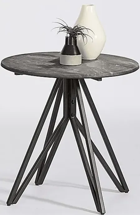 Berentson Gray End Table