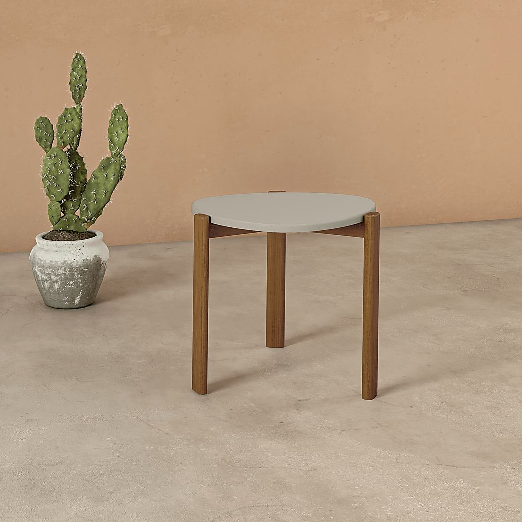 Demerest VII Off-White End Table