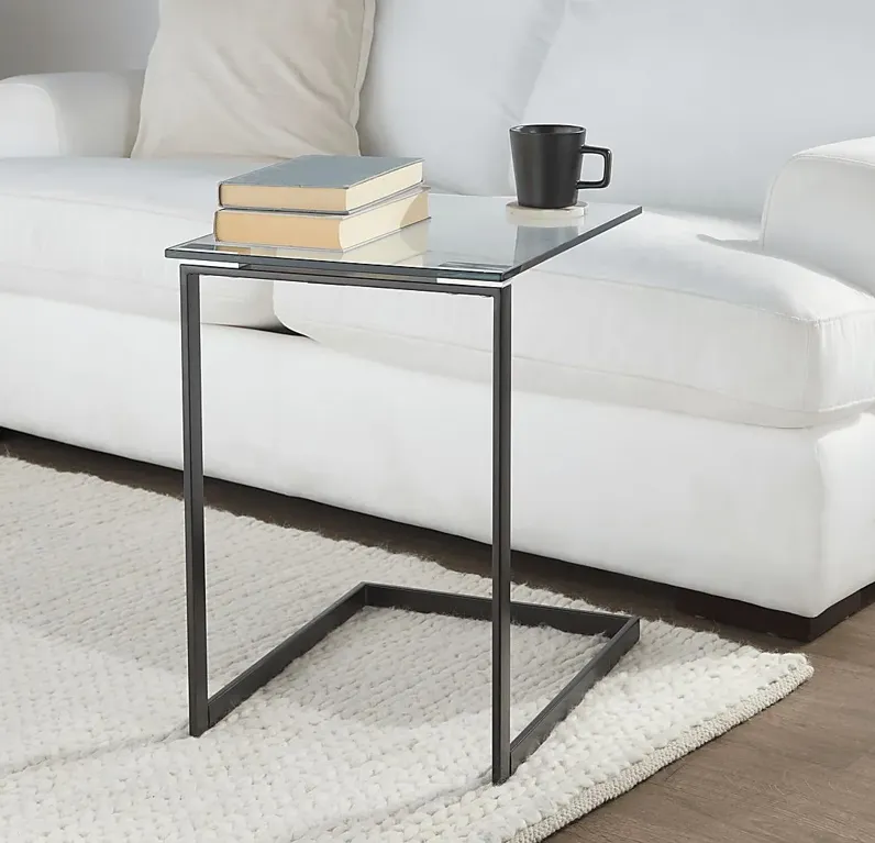 Brooklett Black End Table