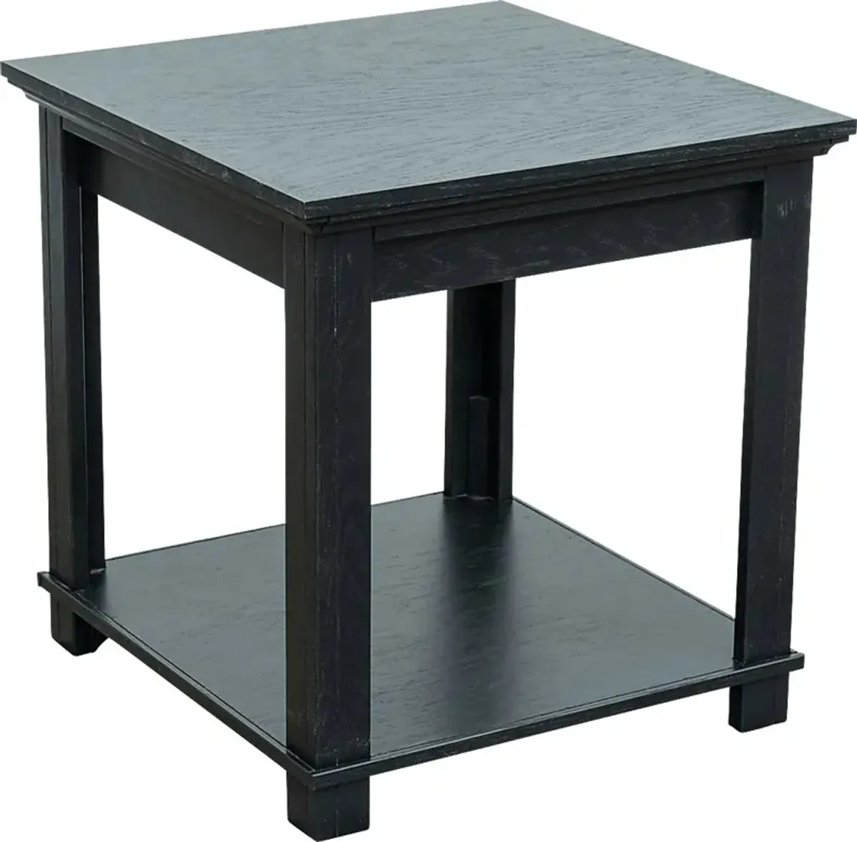 Baozi Black End Table