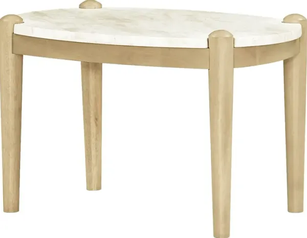 Tilu White End Table