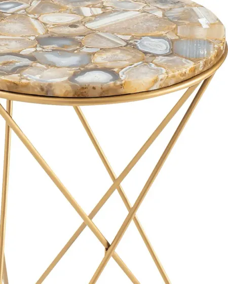 Riverbow Gold End Table