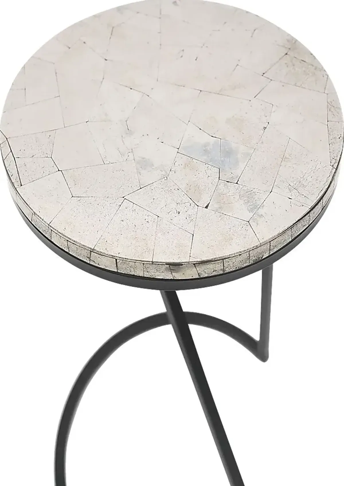 Allopex Silver End Table