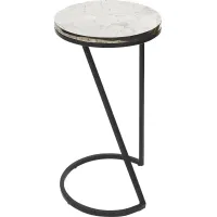 Allopex Silver End Table
