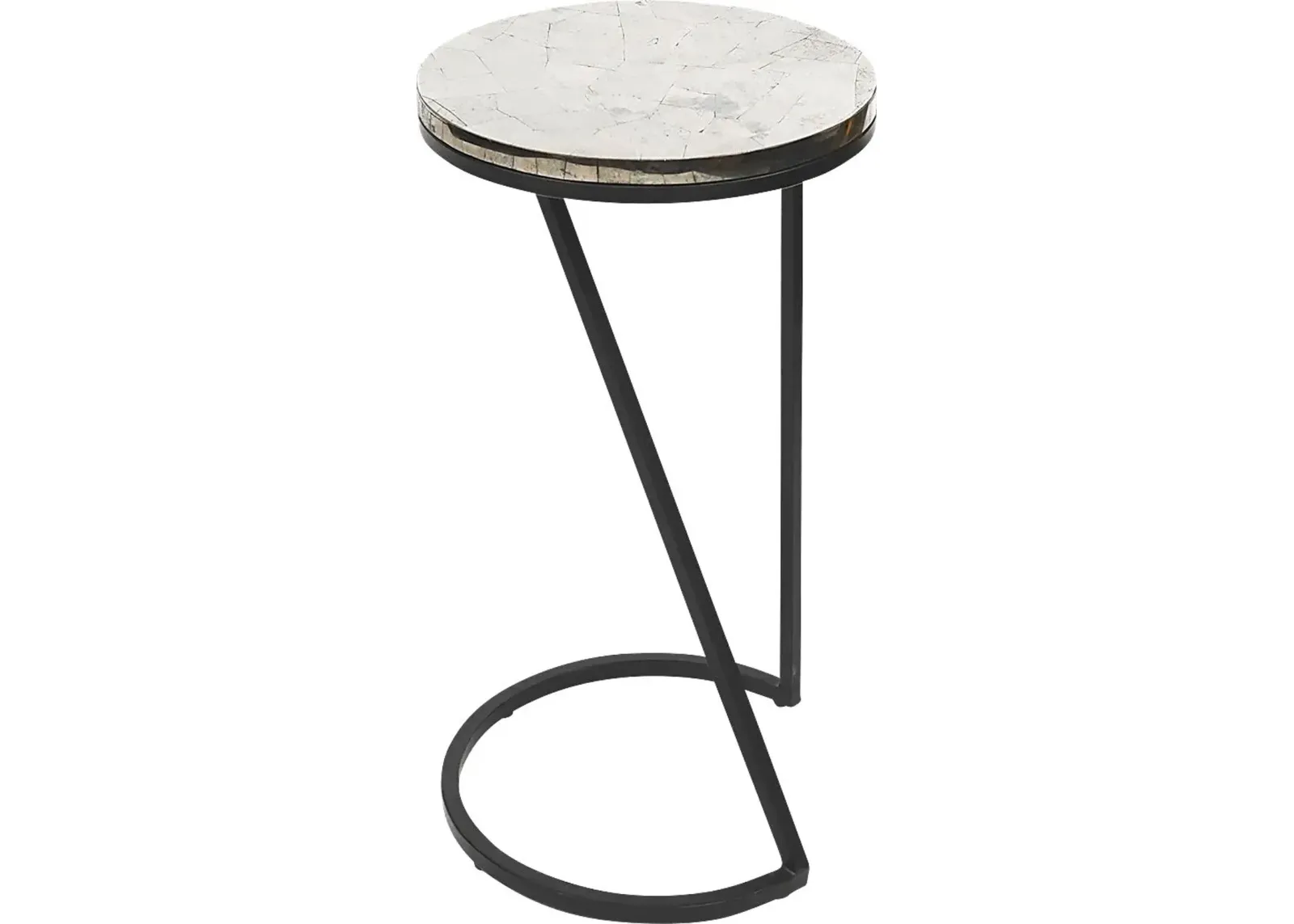 Allopex Silver End Table