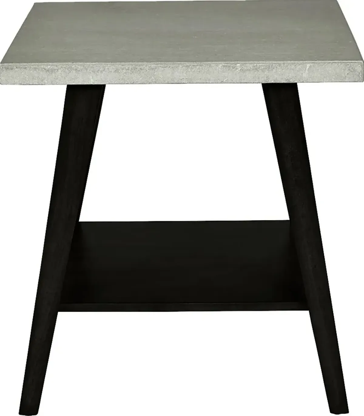 Anunsen II Black End Table