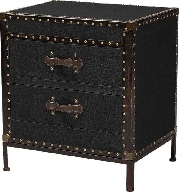 Brownsy I Black End Table