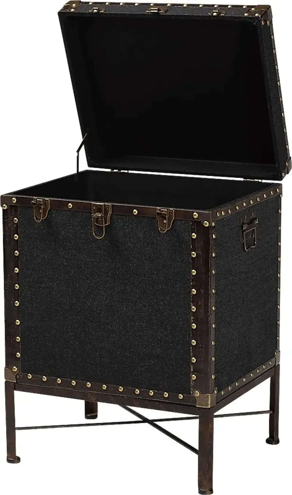 Brownsy II Black End Table