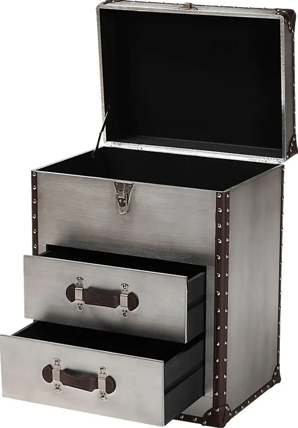 Cardinaly Silver End Table