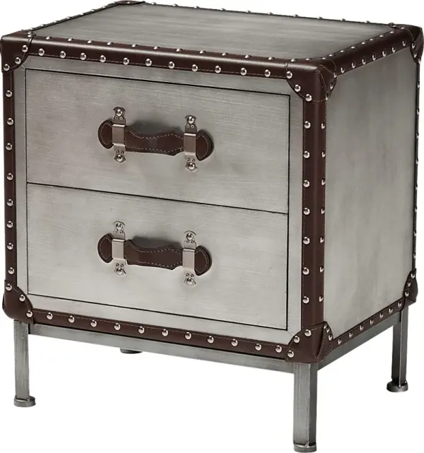 Carlyey Silver End Table