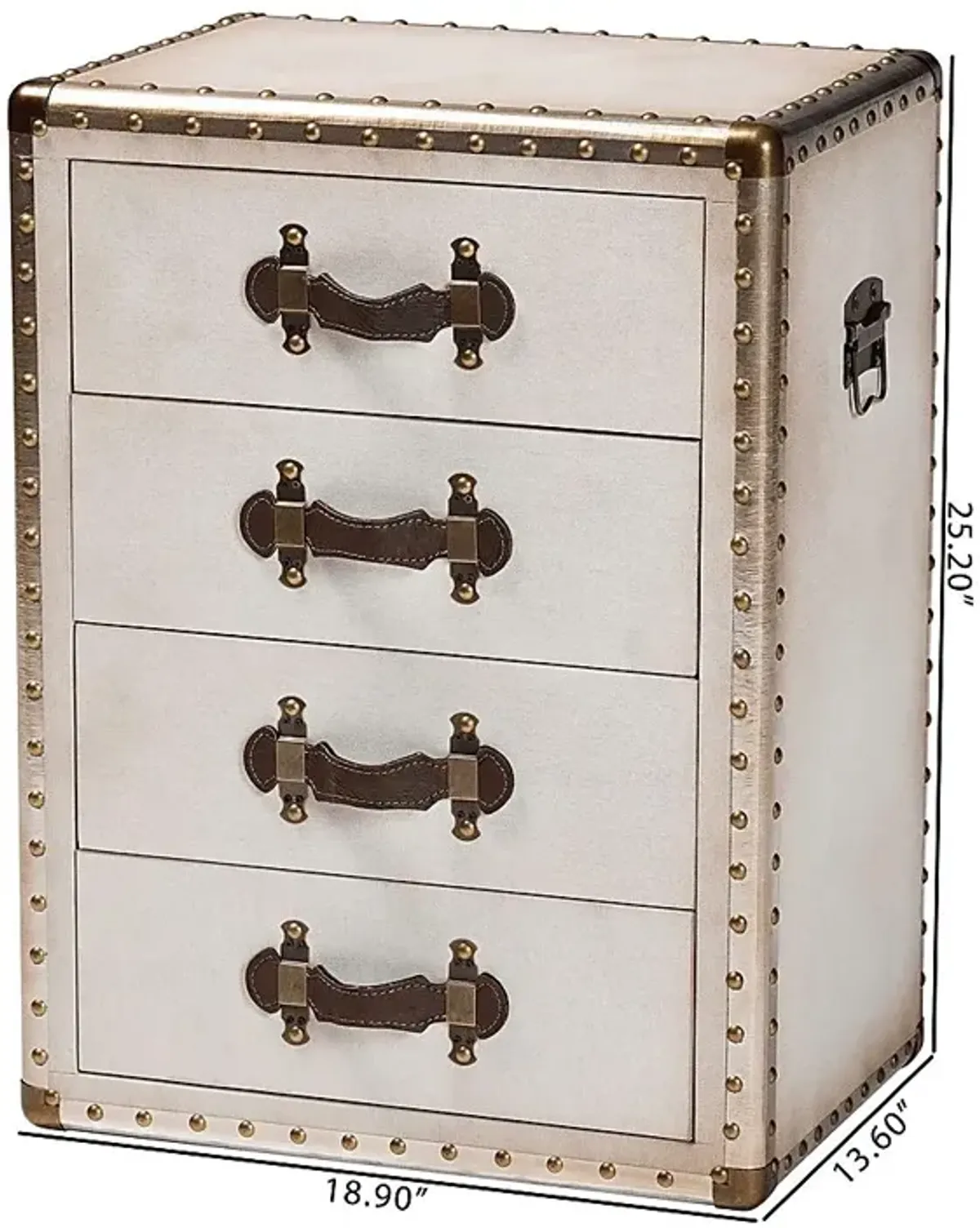 Nisseny Silver End Table