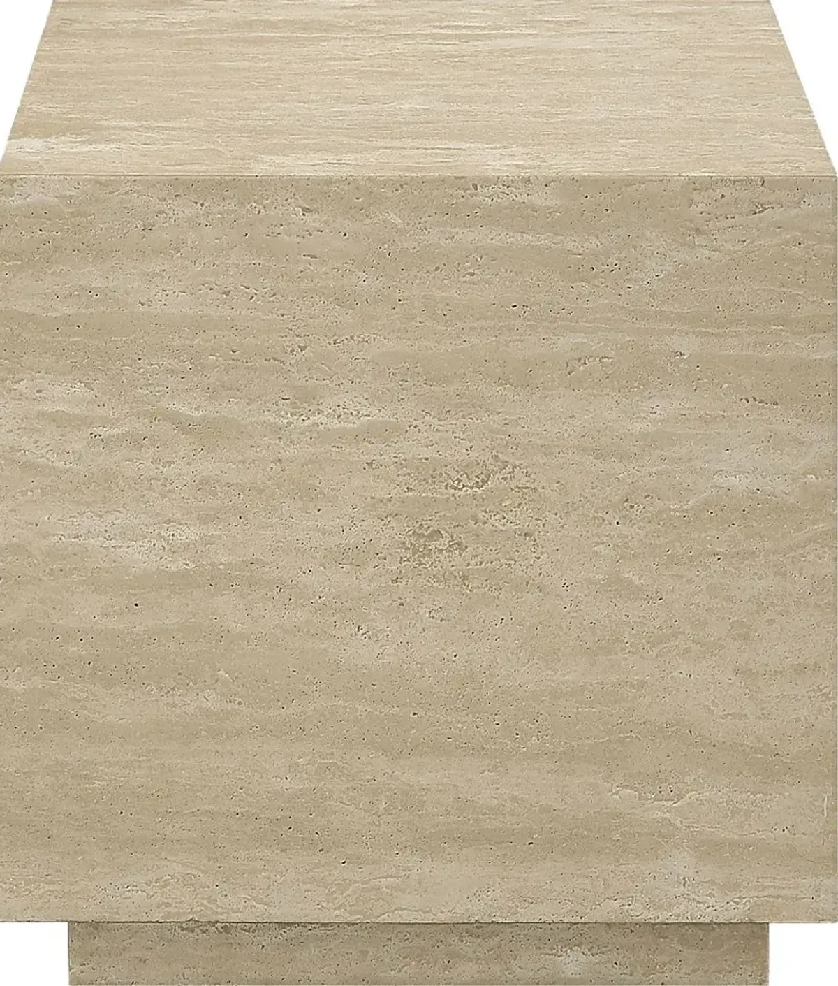 Bentonitea Beige End Table