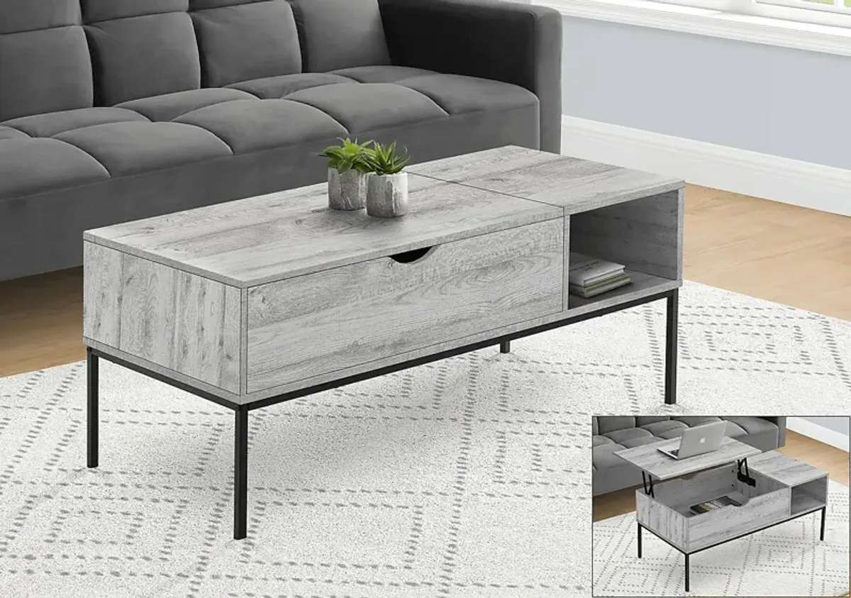 Woodglynn Gray Lift Top Cocktail Table