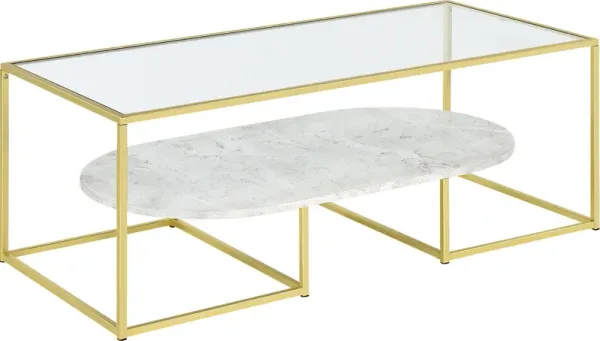 Greencastle Gold Cocktail Table