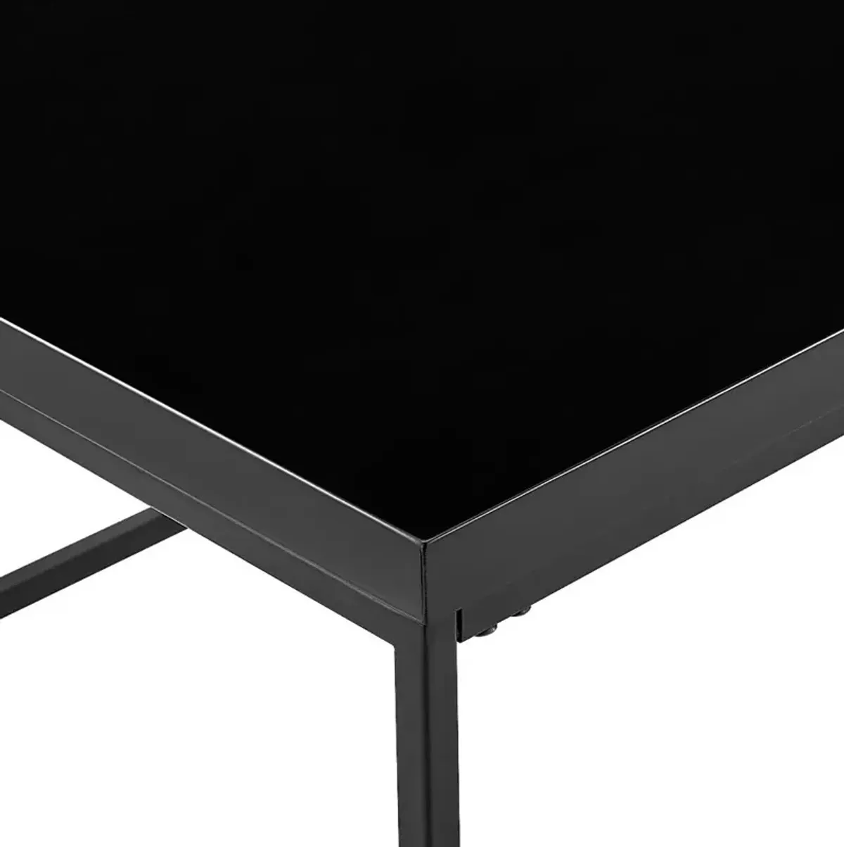 Clower Black Cocktail Table