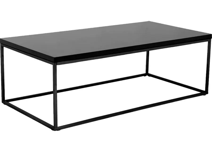 Clower Black Cocktail Table