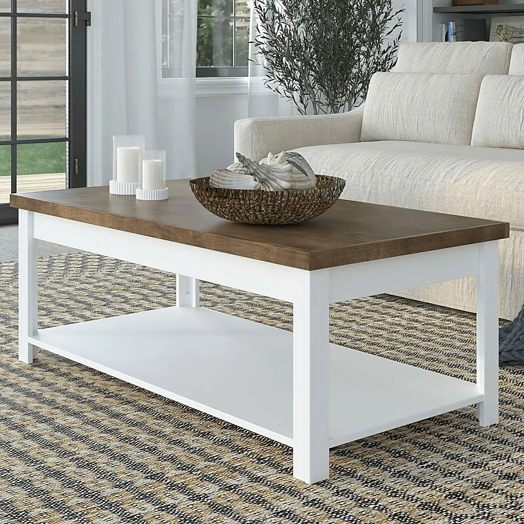 Trisano White Coffee Table