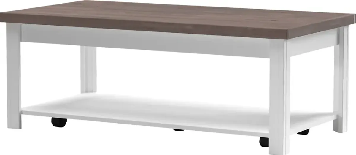 Trisano White Coffee Table